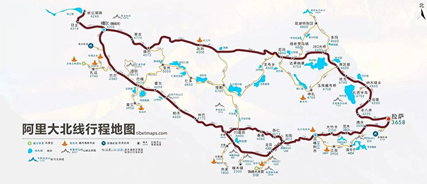 拉薩到阿里包車